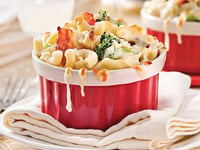 Photo de la Recette: Macaronis au Fromage, Brocoli et Bacon