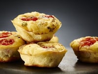 Photo de la Recette: Minis Omelettes, Feta et Tomates