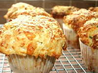 Photo de la Recette: Muffins Salés Fromage Oignon