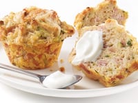 Photo de la Recette: Muffins au Jambon Blanc et au Cheddar