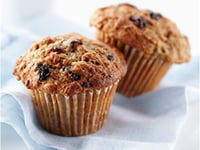 Photo de la Recette: Muffins aux Bananes et aux Cerises Déshydratées