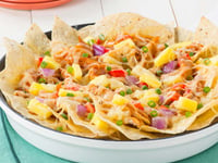 Photo de la Recette: Nachos Hawaïens Cuits au Four