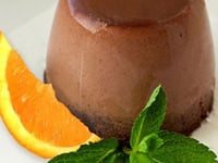 Photo de la Recette: PANNA COTTA CHOCO-ORANGE