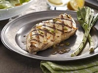 Photo de la Recette: POITRINES DE POULET GRILLÉES, DÉLICE D’ORIENT À L’ORANGE