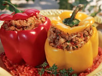 Photo de la Recette: POIVRONS FARCIS DI CAPRI