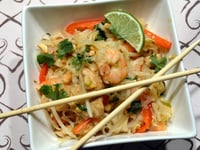 Photo de la Recette: Pad Thaï Authentique au Poulet et aux Crevettes