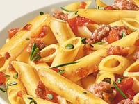 Photo de la Recette: Penne Lisce avec Saucisse et Fines Herbes