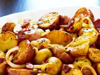 Photo de la Recette: Petites Pommes de Terre Braisées au Balsamique
