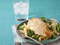 Photo de la Recette: Plat de Poulet à la Toscane et Pennes au Brocoli