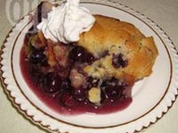 Photo de la Recette: Pouding aux Bleuets