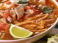 Photo de la Recette: Poulet Mexicain & Soupe à la Limette
