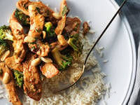 Photo de la Recette: Poulet Thaïlandais au Beurre d'arachide