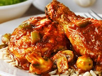 Photo de la Recette: Poulet Cacciatore Cuit à la Mijoteuse