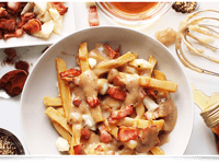 Photo de la Recette: Poutine au Bacon et à L’Érable