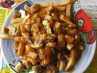 Photo de la Recette: Poutine avec Sauce aux Champignons et Fromage