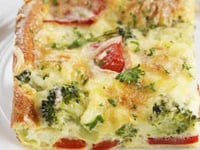 Photo de la Recette: Quiche Tomates et Brocolis