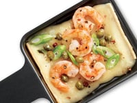 Photo de la Recette: Raclette Fritz aux Crevettes et à la Crème Sure