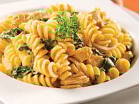 Photo de la Recette: Rotinis Crémeux au Thon et aux Épinards