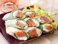 Photo de la Recette: Rouleaux de Printemps au Canard Laqué Express