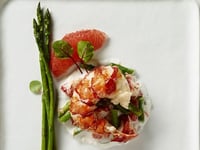 Photo de la Recette: Salade de Homard, Pamplemousse et Asperges