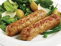 Photo de la Recette: Saucisses Florentine avec Salade d'épinards et de Pommes de Terre Grelots