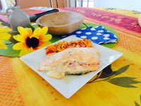 Photo de la Recette: Saumon Farci aux Fromage et Jambon