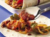 Photo de la Recette: Sauté de Poulet Grillé Style Fajitas