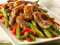 Photo de la Recette: Sichuanais Croustillant Bœuf et Haricots Verts