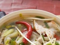 Photo de la Recette: Soupe au Poulet et aux Nouilles Asiatique