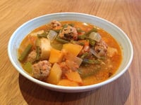 Photo de la Recette: Soupe aux Légumes et aux Boulettes de Viande