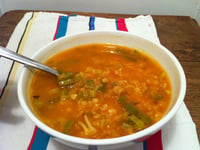 Photo de la Recette: Soupe aux Lentilles Rouges