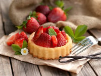 Photo de la Recette: TARTELETTES AUX FRAISES SANS GLUTEN