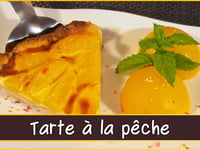 Photo de la Recette: Tarte à la Pêche