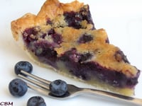 Photo de la Recette: Tarte Amandine aux Bleuets