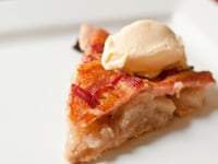 Photo de la Recette: Tarte aux Pommes Tissée avec Bacon