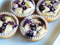 Photo de la Recette: Tartelettes au Fromage Blanc et Myrtilles