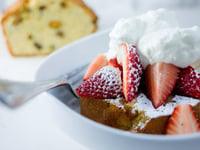 Photo de la Recette: Un Shortcake aux Fraises avec Pistaches