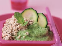 Photo de la Recette: Agneau et Purée de Courgette à la Menthe