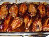Photo de la Recette: Ailes de Poulet L'erable et au Raifort
