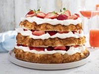 Photo de la Recette: Gâteau des Anges et Fraises