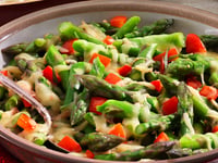 Photo de la Recette: Asperges avec de L’oka
