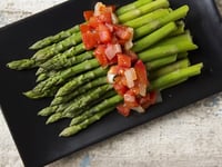 Photo de la Recette: Asperges et Tomates