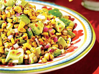 Photo de la Recette: Salsa au Maïs Grillé et à L'avocat