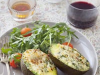 Photo de la Recette: Avocats Gratinés au Parmesan