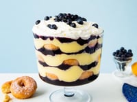 Photo de la Recette: Bagatelle aux Bleuets et Crème au Citron