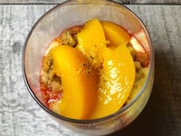 Photo de la Recette: Bagatelle Rafraichissante aux Pêches