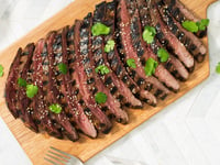 Photo de la Recette: Bavette Marinée et Grillée