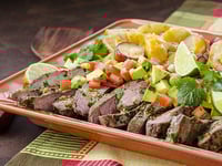 Photo de la Recette: Bifteck de Flanc Grillé à la Cubaine