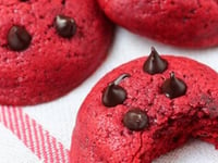 Photo de la Recette: Biscuit aux Brisures de Chocolat Red Velvet