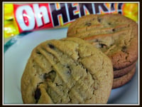 Photo de la Recette: Biscuits au Beurre D'arachide et aux Oh Henry!